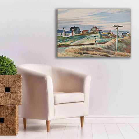Image of 'Cottages at North Truro' by Edward Hopper, Giclee Canvas Wall Art,40x26