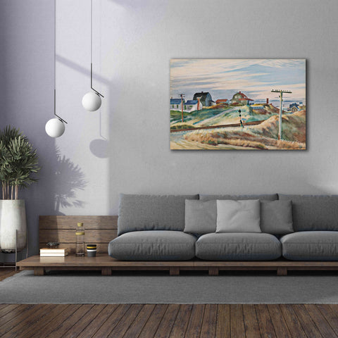 Image of 'Cottages at North Truro' by Edward Hopper, Giclee Canvas Wall Art,60x40