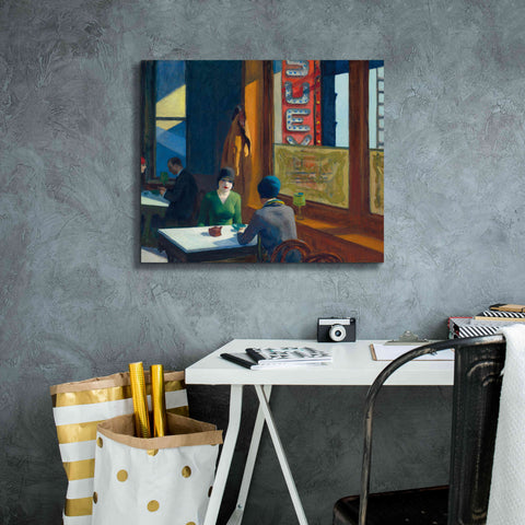 Image of 'Chop Suey' by Edward Hopper, Giclee Canvas Wall Art,24x20