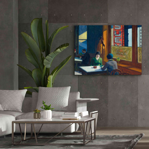 Image of 'Chop Suey' by Edward Hopper, Giclee Canvas Wall Art,54x40
