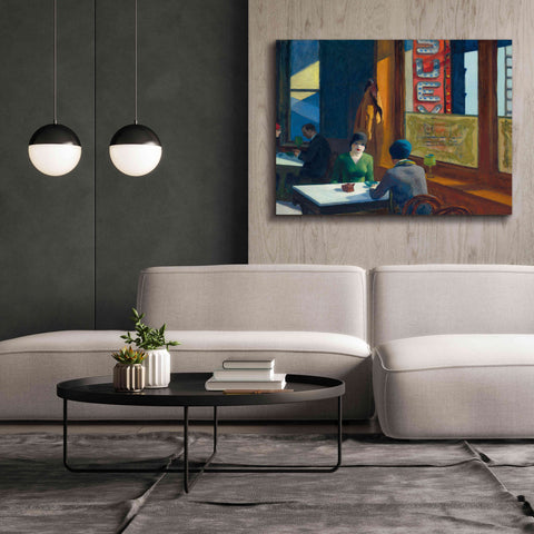 Image of 'Chop Suey' by Edward Hopper, Giclee Canvas Wall Art,54x40