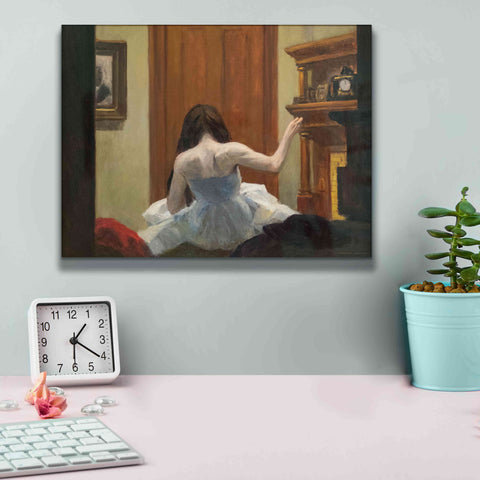 Image of 'New York Interior, c. 1921' by Edward Hopper, Giclee Canvas Wall Art,16x12