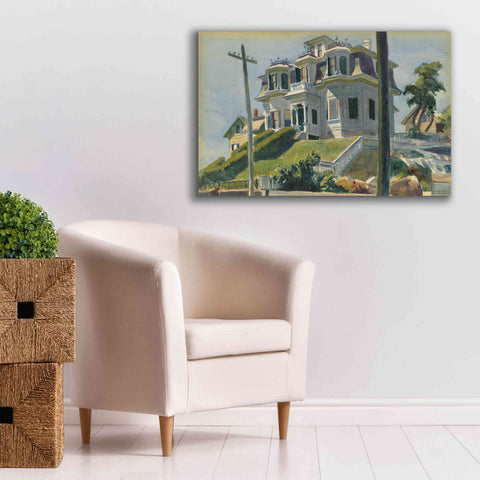 Image of 'Haskell's House, 1924' by Edward Hopper, Giclee Canvas Wall Art,40x26