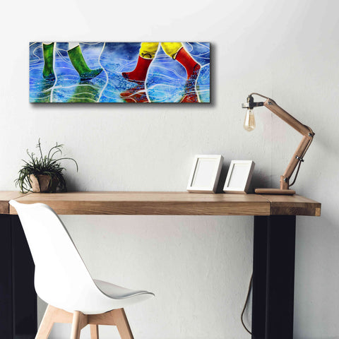 Image of 'Water' by Rita Shimelfarb, Giclee Canvas Wall Art,36x12