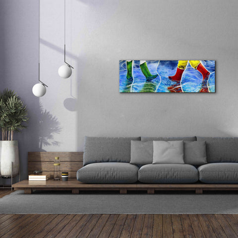 Image of 'Water' by Rita Shimelfarb, Giclee Canvas Wall Art,60x20