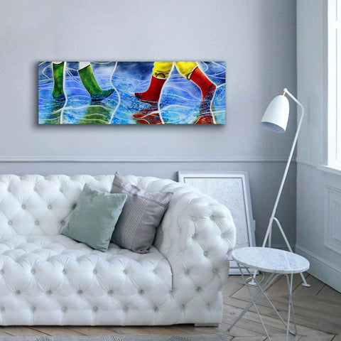 Image of 'Water' by Rita Shimelfarb, Giclee Canvas Wall Art,60x20