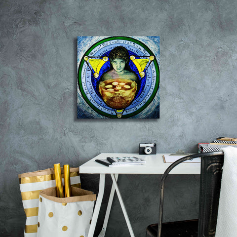 Image of 'Shiva' by Rita Shimelfarb, Giclee Canvas Wall Art,18x18