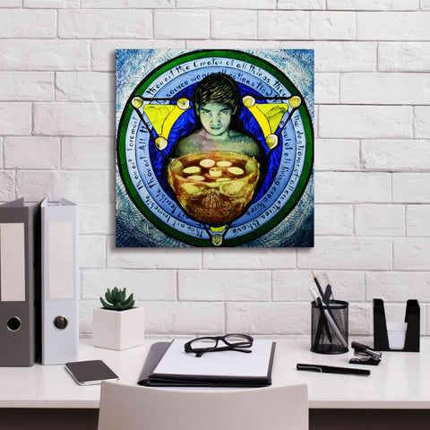 Image of 'Shiva' by Rita Shimelfarb, Giclee Canvas Wall Art,18x18