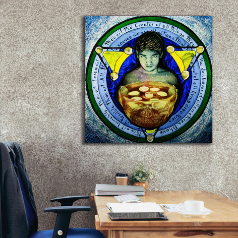 Image of 'Shiva' by Rita Shimelfarb, Giclee Canvas Wall Art,37x37