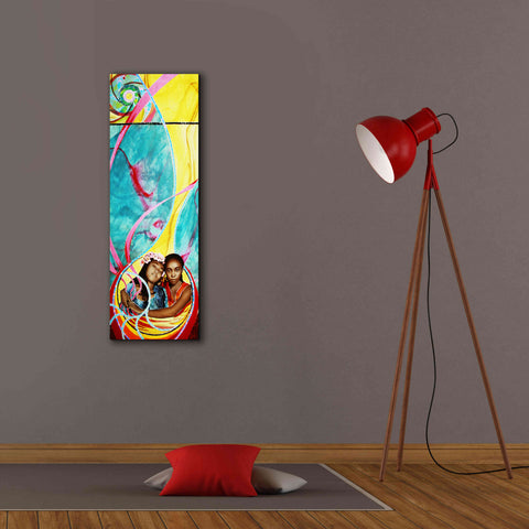 Image of 'Love And Faith' by Rita Shimelfarb, Giclee Canvas Wall Art,12x36