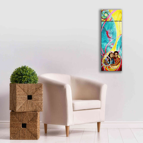 Image of 'Love And Faith' by Rita Shimelfarb, Giclee Canvas Wall Art,12x36