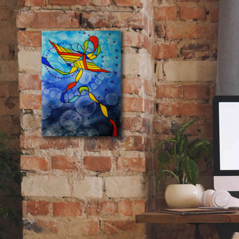 Image of 'Kite Transmitted' by Rita Shimelfarb, Giclee Canvas Wall Art,12x16