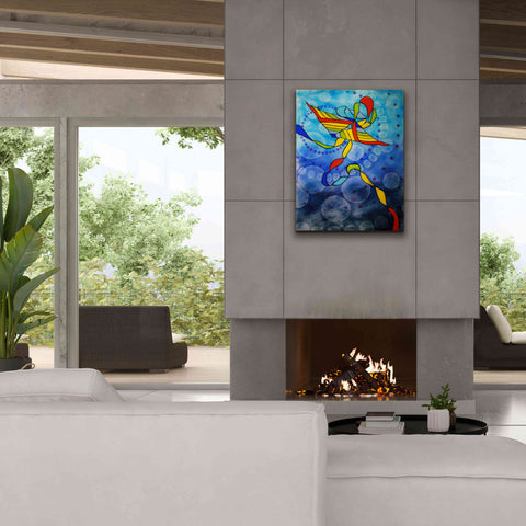 Image of 'Kite Transmitted' by Rita Shimelfarb, Giclee Canvas Wall Art,26x34