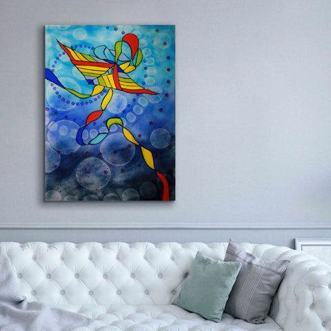 Image of 'Kite Transmitted' by Rita Shimelfarb, Giclee Canvas Wall Art,40x54