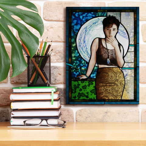 Image of 'Blueheart' by Rita Shimelfarb, Giclee Canvas Wall Art,12x16