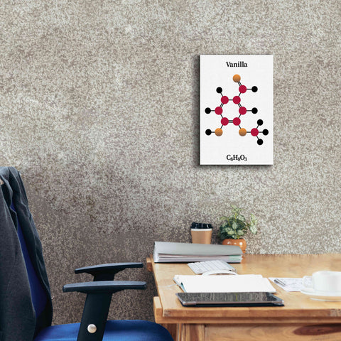Image of 'Vanilla Molecule' by Epic Portfolio, Giclee Canvas Wall Art,12x18