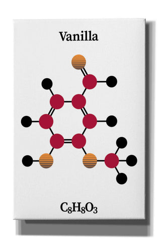 Image of 'Vanilla Molecule' by Epic Portfolio, Giclee Canvas Wall Art