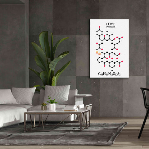 Image of 'Oxytocin Molecule' by Epic Portfolio, Giclee Canvas Wall Art,40x60