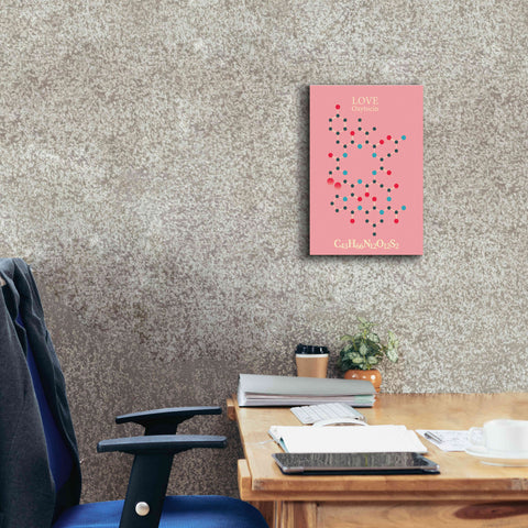 Image of 'Oxytocin Molecule 2' by Epic Portfolio, Giclee Canvas Wall Art,12x18