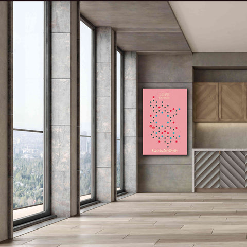 Image of 'Oxytocin Molecule 2' by Epic Portfolio, Giclee Canvas Wall Art,40x60