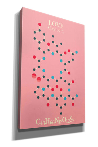 Image of 'Oxytocin Molecule 2' by Epic Portfolio, Giclee Canvas Wall Art