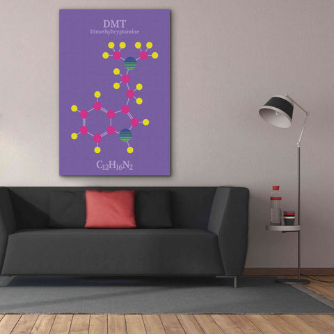 Image of 'DMT Molecule' by Epic Portfolio, Giclee Canvas Wall Art,40x60