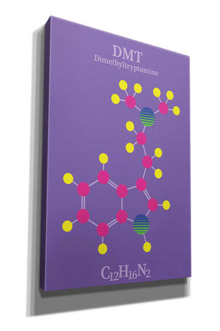 Image of 'DMT Molecule' by Epic Portfolio, Giclee Canvas Wall Art