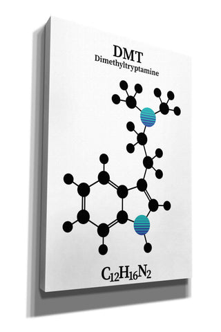 Image of 'DMT Molecule 2' by Epic Portfolio, Giclee Canvas Wall Art