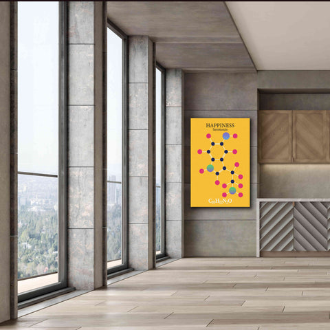 Image of 'Serotonin Molecule 2' by Epic Portfolio, Giclee Canvas Wall Art,40x60