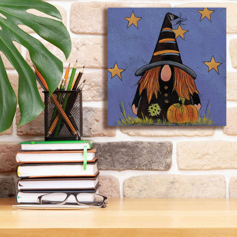 Image of 'Halloween Gnome' by Lisa Hilliker, Giclee Canvas Wall Art,12x12