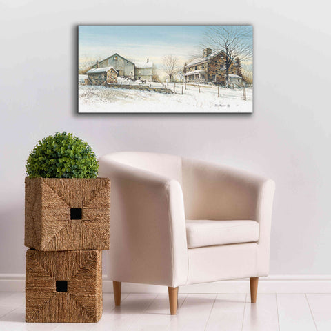 Image of 'February Morning' by John Rossini, Giclee Canvas Wall Art,40x20