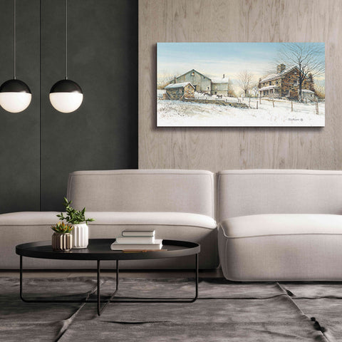 Image of 'February Morning' by John Rossini, Giclee Canvas Wall Art,60x30