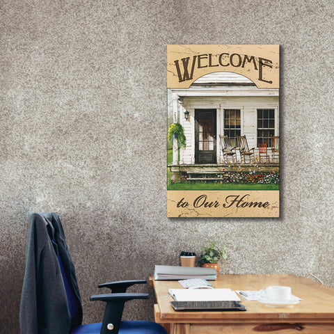 Image of 'Welcome to Our Home' by John Rossini, Giclee Canvas Wall Art,26x40