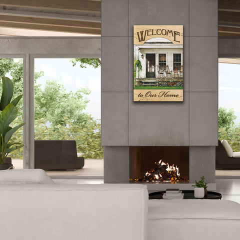 Image of 'Welcome to Our Home' by John Rossini, Giclee Canvas Wall Art,26x40