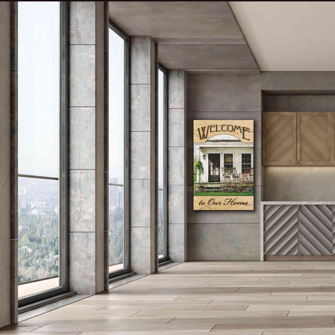 Image of 'Welcome to Our Home' by John Rossini, Giclee Canvas Wall Art,40x60