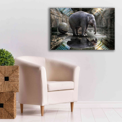 Image of 'The Big Grey' by Alan, Giclee Canvas Wall Art,40x26