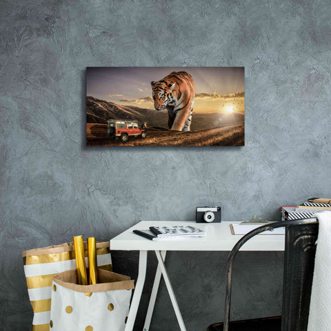 Image of 'Hunters' by Alan, Giclee Canvas Wall Art,24x12