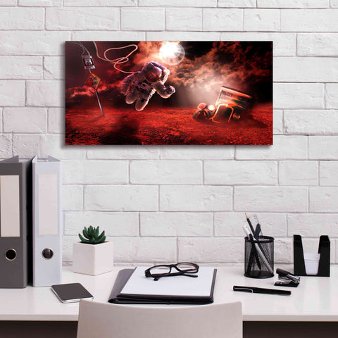 Image of 'Space Kicks on Route 66' by Alan, Giclee Canvas Wall Art,24x12