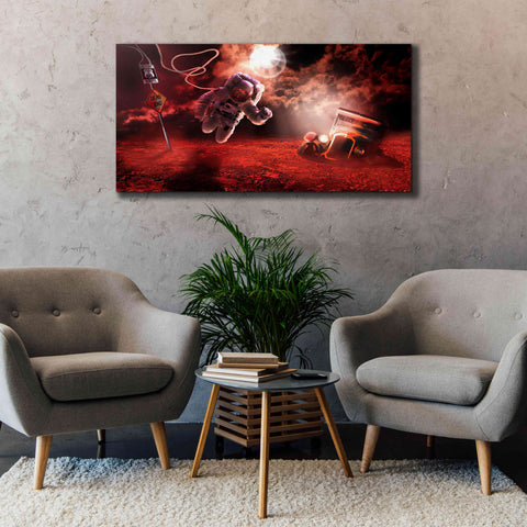 Image of 'Space Kicks on Route 66' by Alan, Giclee Canvas Wall Art,60x30