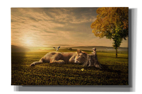 Image of 'Sunset Sleeping' by Alan, Giclee Canvas Wall Art