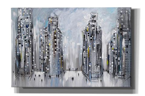 Image of 'City Street Scene' by Ekaterina Ermilkina, Canvas Wall Art