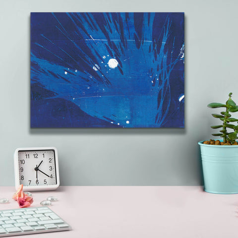 Image of 'Indigo Burst I' by Regina Moore, Canvas Wall Art,16 x 12