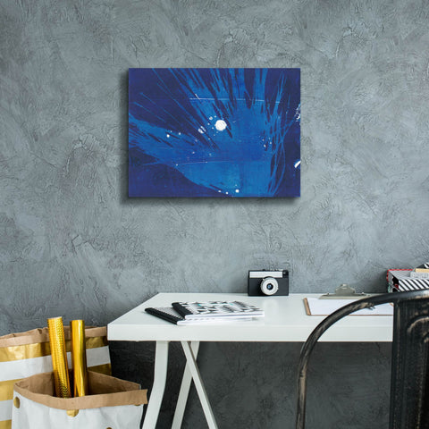 Image of 'Indigo Burst I' by Regina Moore, Canvas Wall Art,16 x 12