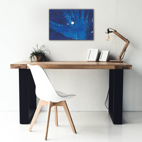 Image of 'Indigo Burst I' by Regina Moore, Canvas Wall Art,26 x 18