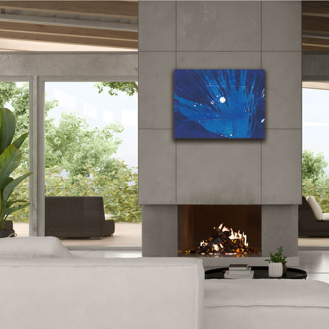 Image of 'Indigo Burst I' by Regina Moore, Canvas Wall Art,34 x 26