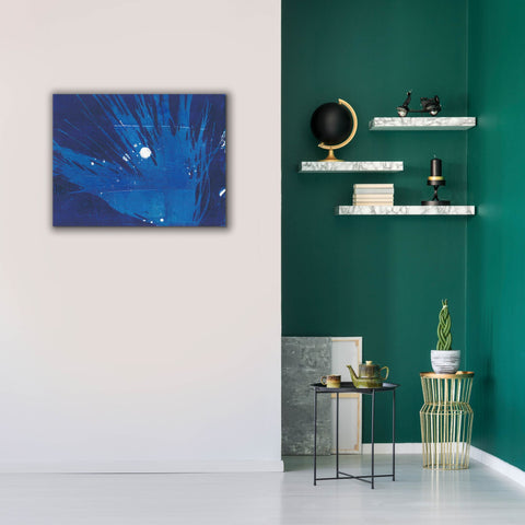 Image of 'Indigo Burst I' by Regina Moore, Canvas Wall Art,34 x 26