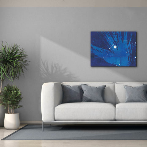 Image of 'Indigo Burst I' by Regina Moore, Canvas Wall Art,34 x 26