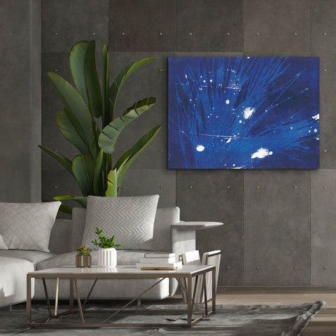 Image of 'Indigo Burst II' by Regina Moore, Canvas Wall Art,54x40