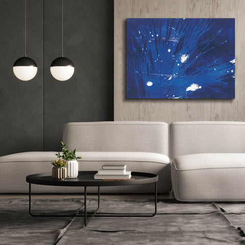 Image of 'Indigo Burst II' by Regina Moore, Canvas Wall Art,54x40