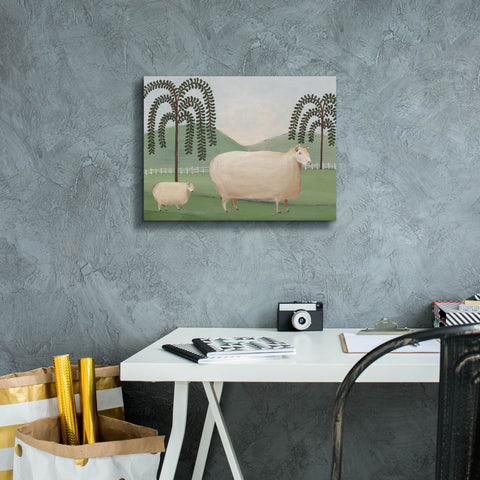 Image of 'Folk Farm I' by Regina Moore, Canvas Wall Art,16 x 12